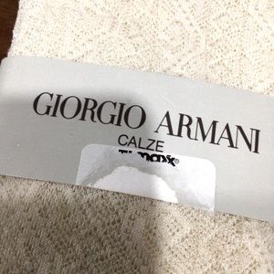 NWT Armani Knee cotton socks